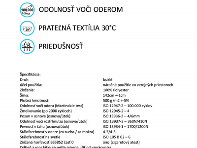 Staunch FG Technický list